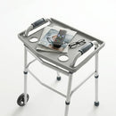 Bluestone Walker Tray- Upright with Holders-Universal Table - Gray - Brand New