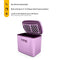 RTIC ROAD TRIP PERSONAL COOLER, 8 QT, 12 CAN HARD-SIDED COOLER - LAVENDER/PLUM - Like New