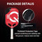 QYNTELIX PICKLEBALL PADDLES, T700 CARBON FIBER, USAPA - AERO RED - Like New