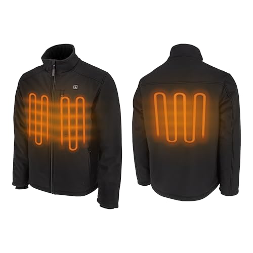Radians Men's Standard Heated Apparel-Jackets, Black XL - Like New