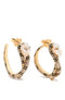 KATE SPADE NEW YORK SNAKE EARRINGS - CLEAR MULTI/GOLD - Brand New