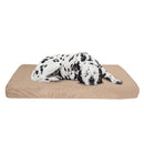 Memory Foam Dog Bed, 2-Layer Orthopedic Pad with Washable Cover, 37x24, Tan - Like New