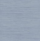 NuWallpaper x Society Social Grasscloth Peel Stick Wallpaper - Mineral Blue - Brand New