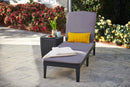 KETER JAIPUR GARDEN SUN LOUNGER ADJUSTABLE BACKREST FOLDING GARDEN LOUNGER - Like New