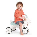 Tender Leaf Toys Running Rabbit Ride On Four Wheeled Push Balance Rabbit Bike - Brand New