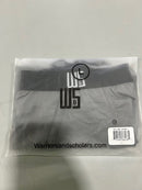 WARRIORS & SCHOLARS WARRIORS AND SCHOLARS LARGE GRAY BRIEFS - SIZE: MEN L - GRAY - Brand New