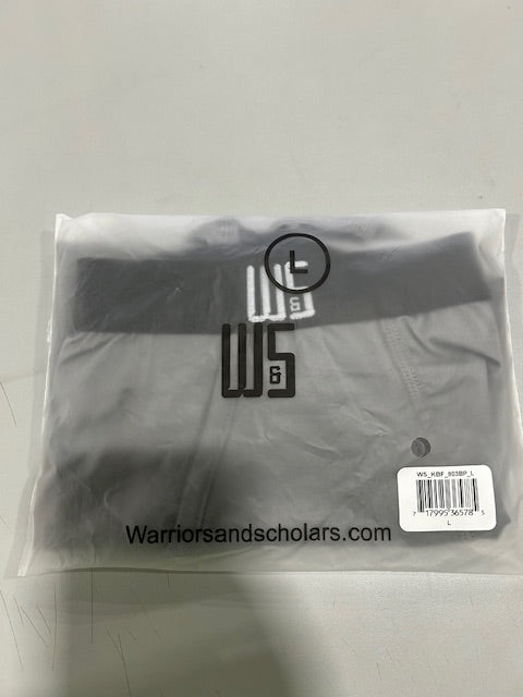 WARRIORS & SCHOLARS WARRIORS AND SCHOLARS LARGE GRAY BRIEFS - SIZE: MEN L - GRAY - Brand New