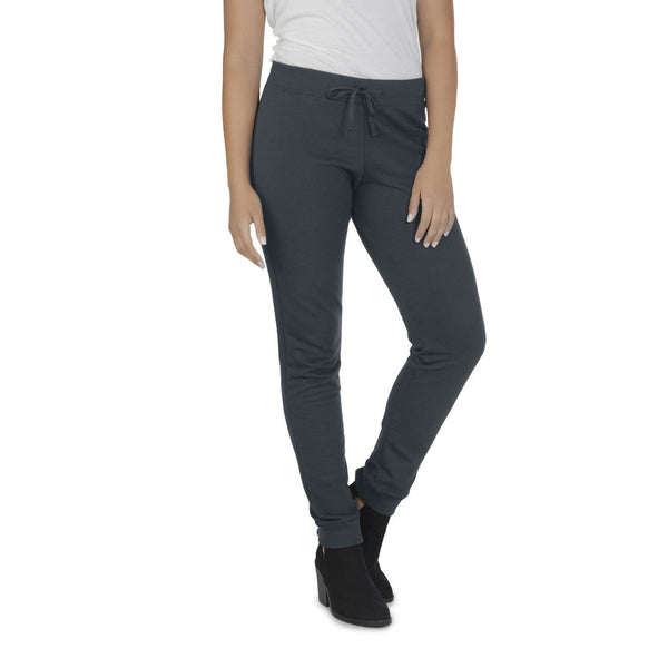 FRUIT OF THE LOOM WOMEN'S ATHLEISURE ESSENTIALS JOGGER - M - CHARCOAL HEATHER - Like New