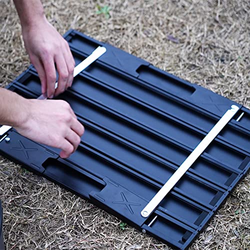 ATEPA SMALL CAMPING TABLE, ULTRALIGHT PORTABLE BEACH TABLE FOLDABLE-W18C12 - Like New