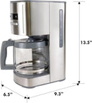 Kenmore Aroma Control 12-Cup Programmable Coffee Maker - Silver - Like New