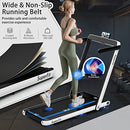 GOPLUS 2 IN 1 UNDER DESK TREADMILL 2.5HP SUPERFIT FOLDING APP CONTROL - WHITE - Like New