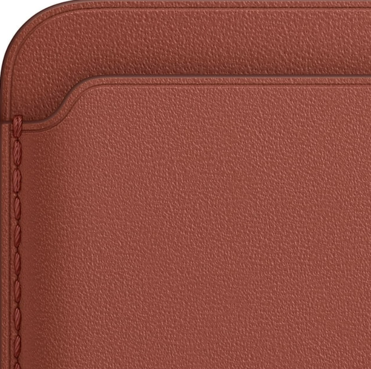 Genuine Apple iPhone Leather Wallet with MagSafe (2021) - Scratch & Dent