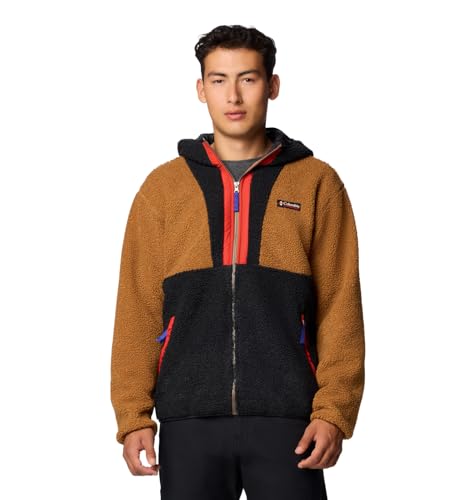 AM5739 Columbia Men's Backbowl Ii Remastered Full Zip Hoodie Camel Brown - Brand New