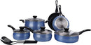 Paula Deen PD12PASSGM 12 Piece Cookware Set - Sea Glass - Like New