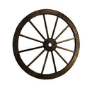 Zeckos 24 Inch Diameter Wooden Wagon Wheel Decorative Wall Hanging - Like New