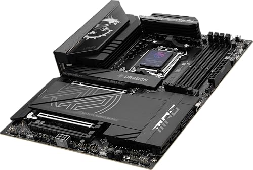 MSI MPG X870E CARBON WIFI GAMING MOTHERBOARD AM5, DDR5, PCIE 5.0 - BLACK - Like New