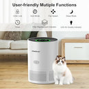 CHUBOOR AIR PURIFIERS LARGE ROOMS UP TO 1200FT² H13 TRUE HEPA - SILVER WHITE - Like New