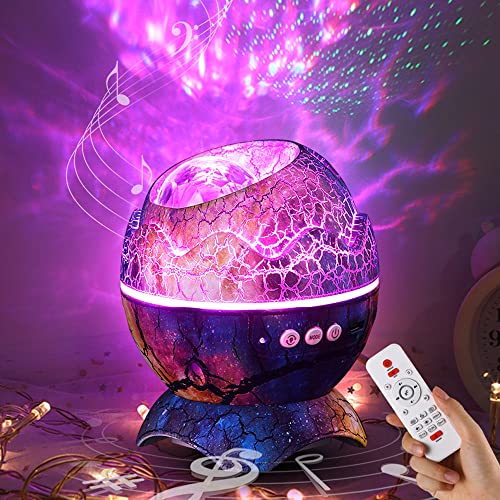 Starry Projector for Kids Room Dinosaur Egg Projector with White Noise - Like New