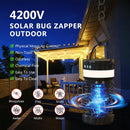 iooo Solar Bug Zapper Outdoor BK-22 - Black Like New