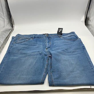 7GROOVE MEN'S JEANS STRAIGHT DENIM - SIZE: MEN 44/32 - LT. BLUE - Brand New