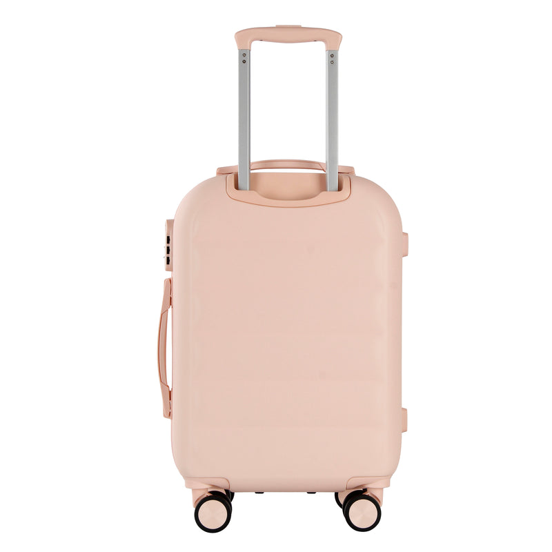 LIOR 3-PIECE LIOR LUGGAGE SET WITH TSA LOCKS, 20", 24" & 28" - PINK - Like New