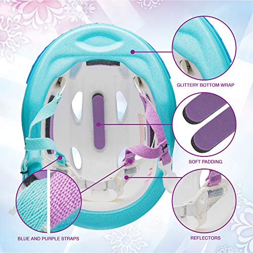 Disney Frozen Toddler Bike 3D Tiara Helmet (3-5 Years) by Bell - Like New