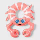 SUN SQUAD CRAB SWIM TUBE WATER FLOATS AND INFLATABLES - PINK/WHITE - Like New