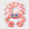 SUN SQUAD CRAB SWIM TUBE WATER FLOATS AND INFLATABLES - PINK/WHITE - Like New