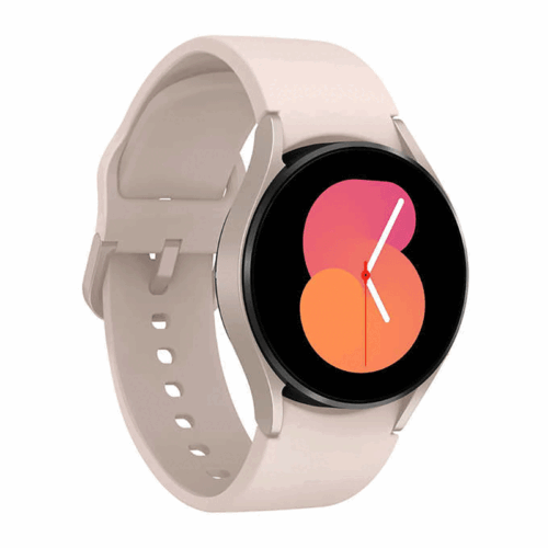 SAMSUNG Galaxy Watch 5 40mm Bluetooth GPS Pink Band SM-R900NZDCXAA - Pink Gold - Like New