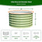 OLLE TWIN ROUND METAL GARDEN BEDS VEGETABLES 17" TALL 24" X 17" -SAGE GREEN - Brand New