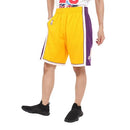 Mitchell Ness NBA Swingman Shorts Lakers 09 - Light Gold LG - Brand New