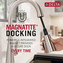 DELTA CORDOVA BRUSHED GOLD TOUCHLESS BAR SINK FAUCET - LUMICOAT CHAMPAGNE BRONZE - Like New