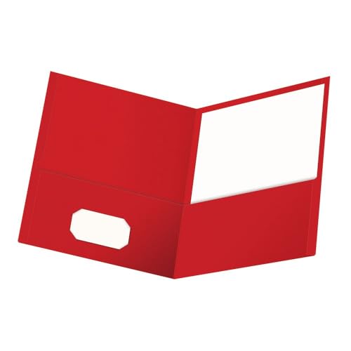 OXFORD TWIN-POCKET FOLDERS TEXTURED PAPER LETTER SIZE HOLDS 100 SHEETS BOX 25 - Brand New