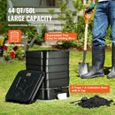 VEVOR 5-Tray Composter, 50L Worm Compost Bin - Indoor/Outdoor Worm Farm Kit - Brand New