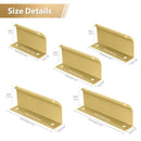 OIWZEF CABINET AND FURNITURE HANDLE 96MM/3.8" (PACK OF 10) - GOLD - Like New