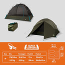 KELTY DAYDREAMER 4P 6P CAMPING TENT BLACKOUT FABRIC LIGHT DIFFUSING 6 PERSON - Brand New