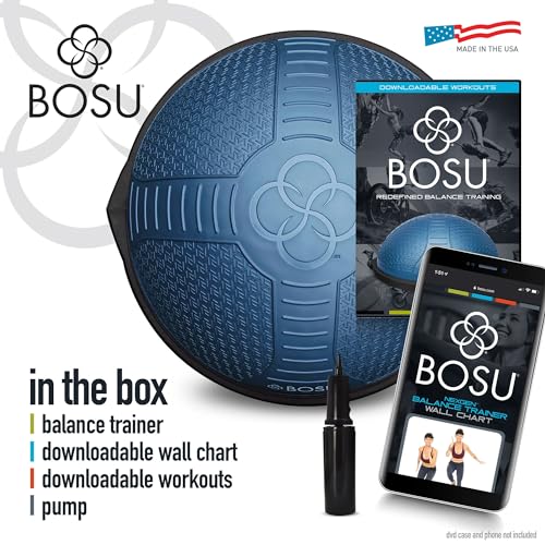 BOSU NEXGEN 25IN GYM STRENGTH FLEXIBILITY BALANCE TRAINER - BLUE - Like New