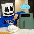 CRUX x Marshmello 3.0 QT Digital Air Fryer with TurboCrisp Technology, Olive - Like New