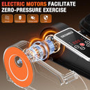 GEONEO UNDER DESK ELLIPTICAL MACHINE ELECTRIC LEGG EXERCISER REMOTE JJ-S205 - Like New