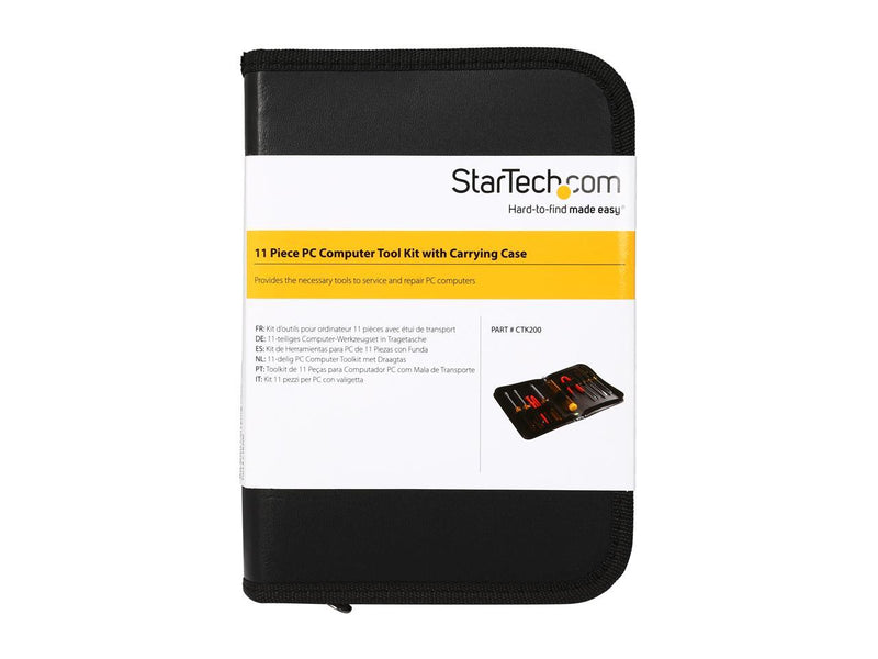 StarTech.com CTK200 11 Piece PC Computer Tool Kit with Carrying Case