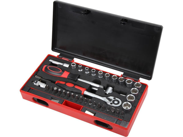 Rosewill 43-PieceTool Set RTK-043 with 1/4" SAE Drive Socket and 1/4" Bit