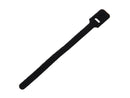 Nippon Labs VT-6-BK Nippon Labs 6" Velcro Resuable Ties Black Color 10pcs/bag