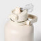 ALL IN MOTION 64OZ STAINLESS STEEL VACUUM INSULATED WATER BOTTLE - CHALK - Like New