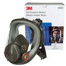 3M FULL FACEPIECE REUSABLE RESPIRATOR 6800, NIOSH, MEDIUM - GRAY - Like New