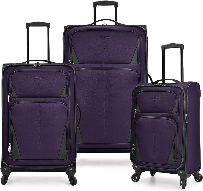 U.S. Traveler Aviron Bay Softside Spinner 3 Piece Luggage - Scratch & Dent