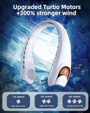 TUNISE NECK FAN PERSONAL FAN WITH LED DISPLAY - WHITE Like New