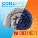 DEGREES OF COMFORT COOLMAX WEIGHTED BLANKET WASHABLE TWIN SIZE: 48X72 - NAVY - Like New