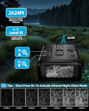 PYKRONZ 4K DAY/NIGHT VISION GOGGLES NV009 - UP TO 2642 FT VIEWING RANGE - BLACK - Like New