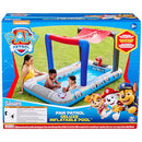 SWIMWAYS PAW PATROL DELUXE INFLATABLE POOL ABOVE GROUND POOL - BLUE RED GRAY - Like New