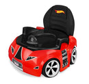HOT WHEELS RACE CAR POTTY TRAINING TOILET WITH KIDS POTTY 470830 - RED - Like New